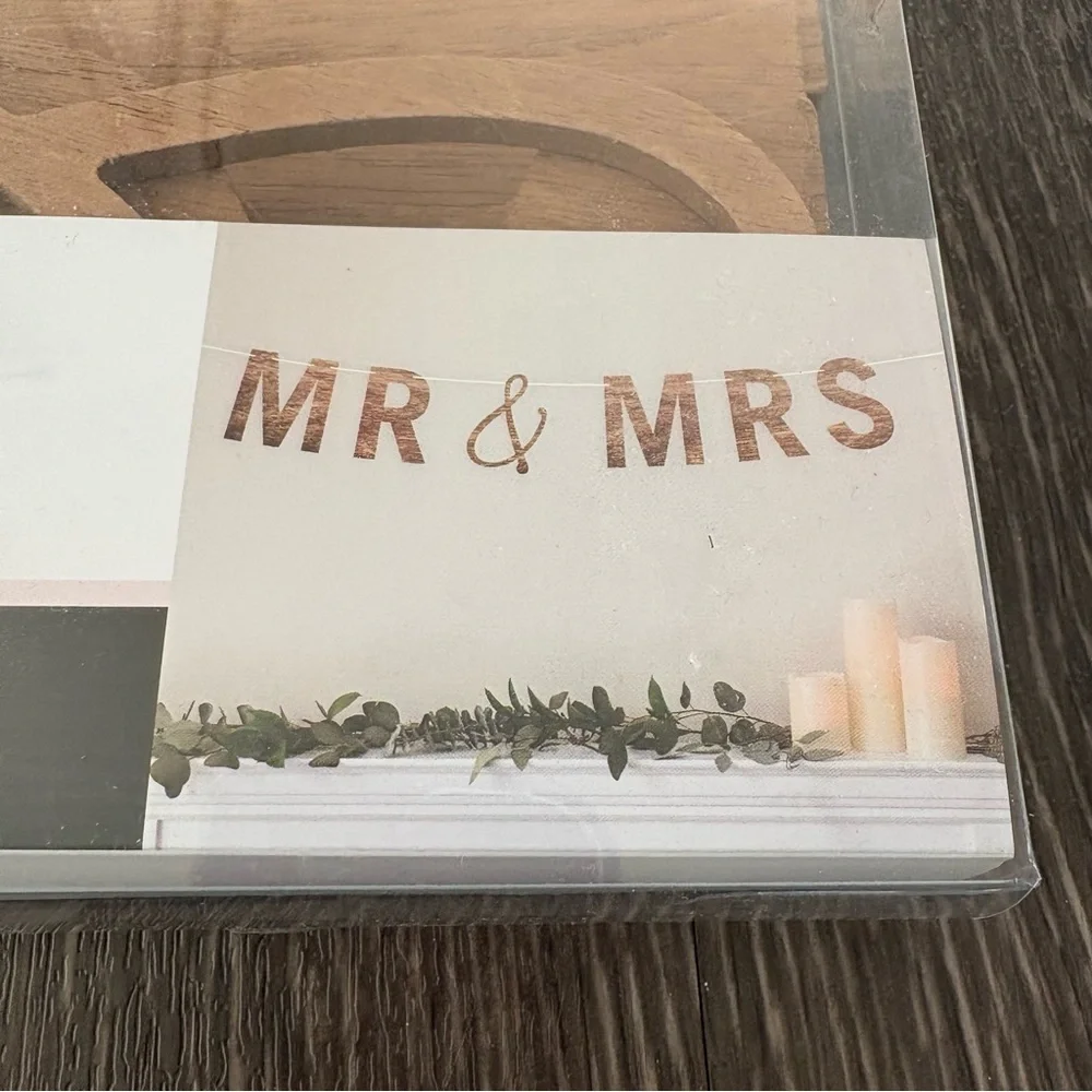 Style Me Pretty Mr & Mrs Wooden Banner